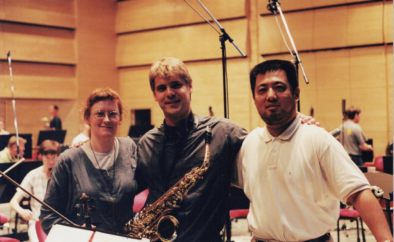 Tale Olsson, Jörgen Pettersson och Lü Jia